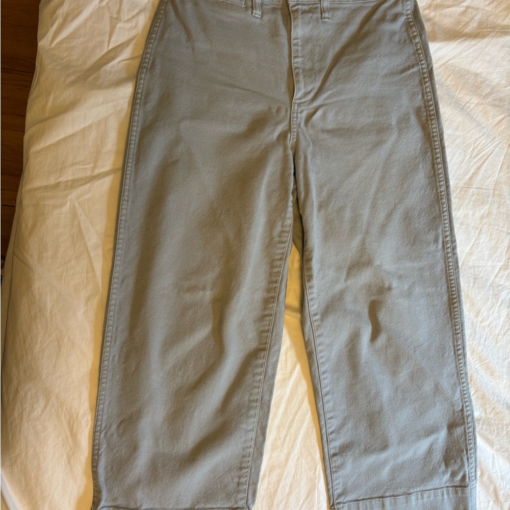 Madewell Women's Gray Cropped Pants
